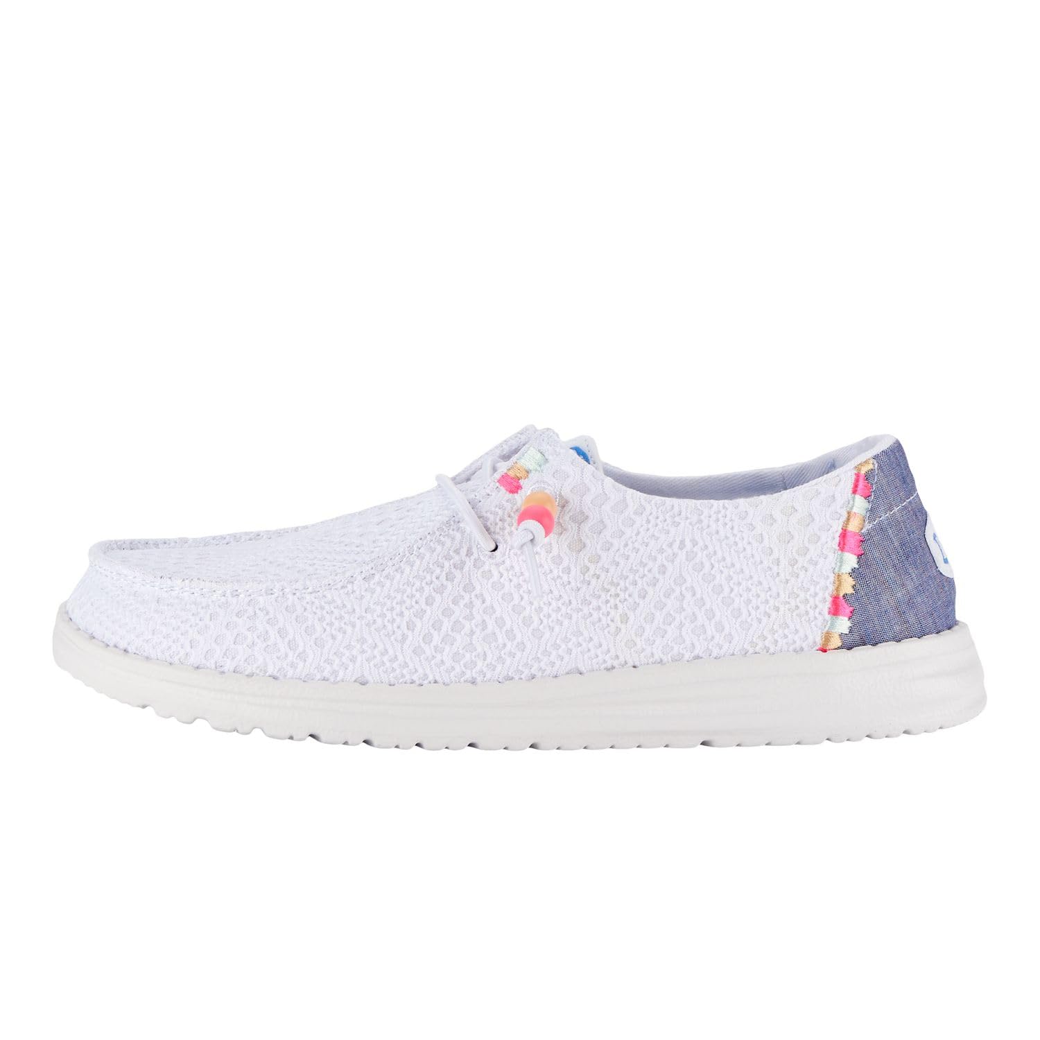 Hey Dude Wendy Boho Crochet Loafers for Women – Textile Upper & Lining – Lace-up Closure – Textile Outsole-image-15
