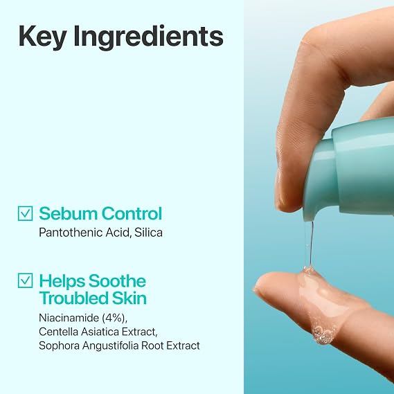 numbuzin No.1 Serum | Pantothenic B5 Active Soothing Serum | Soothing, Hydrating | Pantothenic Acid, Niacinamide | Excess Oil Control, Reduces Breakouts, Acne | Oily, Acne-Prone Skin | 1.69 fl. oz.