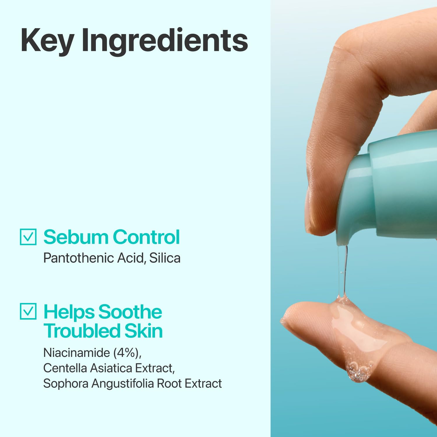 numbuzin No.1 Serum | Pantothenic B5 Active Soothing Serum | Soothing, Hydrating | Pantothenic Acid, Niacinamide | Excess Oil Control, Reduces Breakouts, Acne | Oily, Acne-Prone Skin | 1.69 fl. oz.
