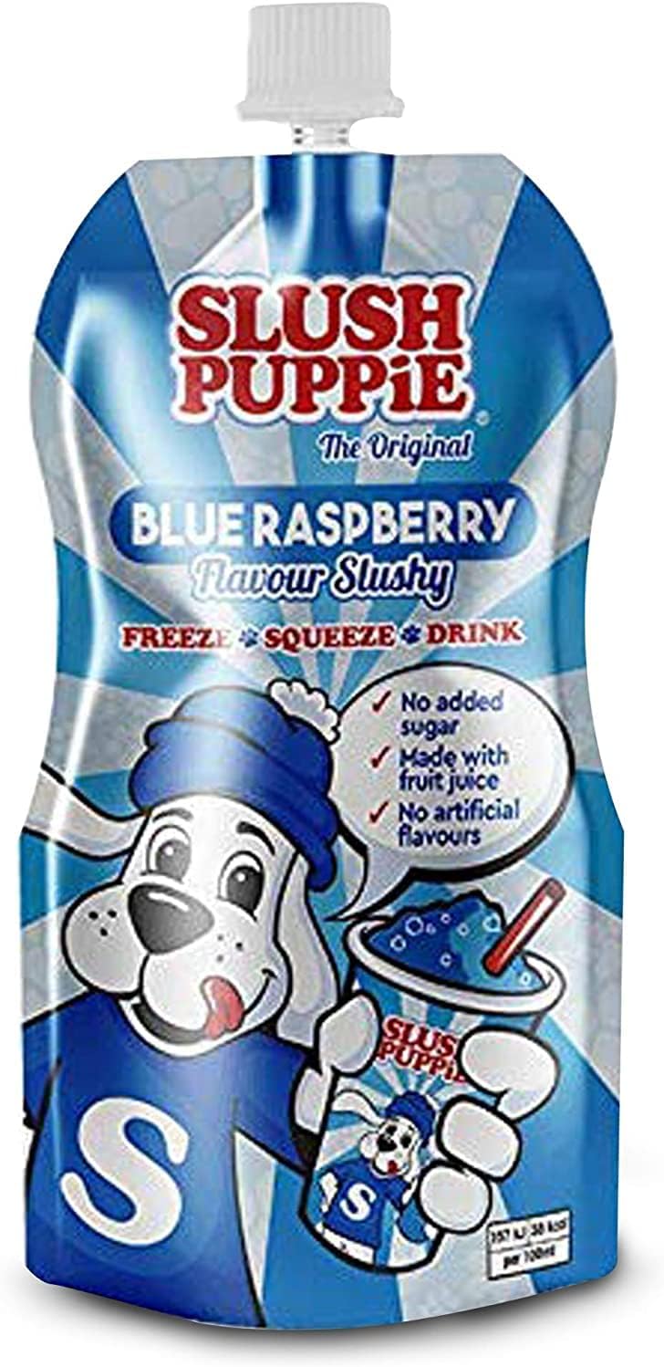 Slush Puppie Pouches Blue Raspberry 6 Pack