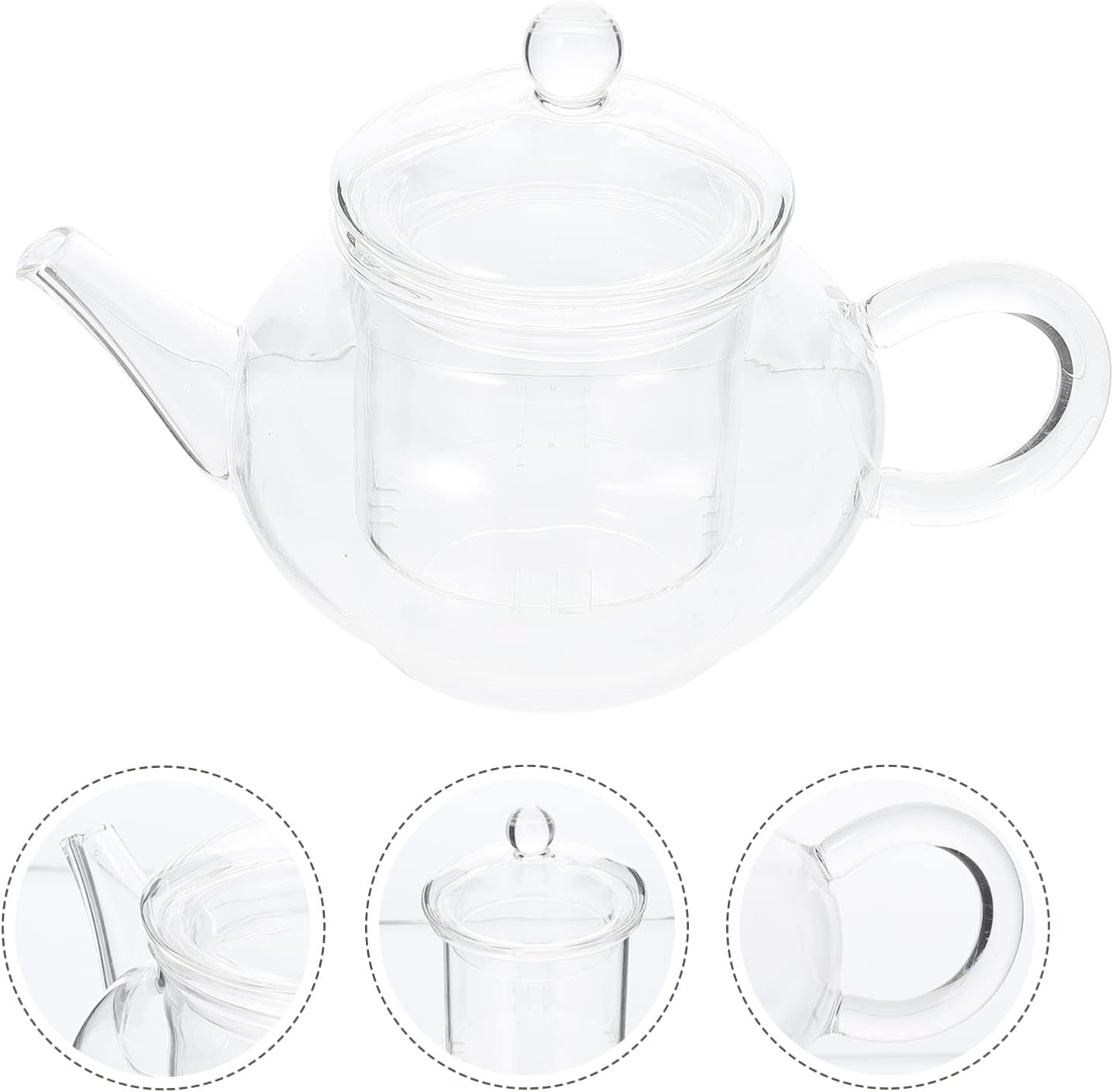 Glass Tea Kettles glass teapot with infuser, tea strainer