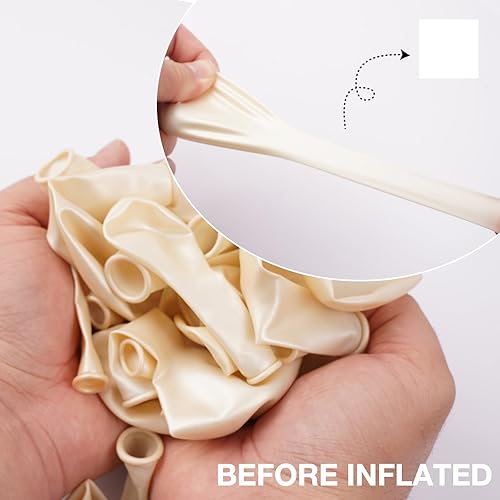 Miniatura 432 de PartyWoo Globos amarillos de 140 piezas de diferentes tamaños de 18, 12, 10, 5 pulgadas, kit de arco de globos de látex amarillo mate, guirnalda