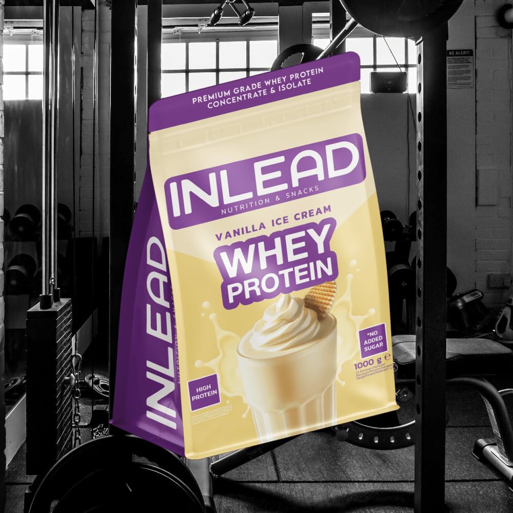 Inlead Whey Protein (1000g) Vanilla Ice Cream - Białka - Mieszanka białek serwatkowych