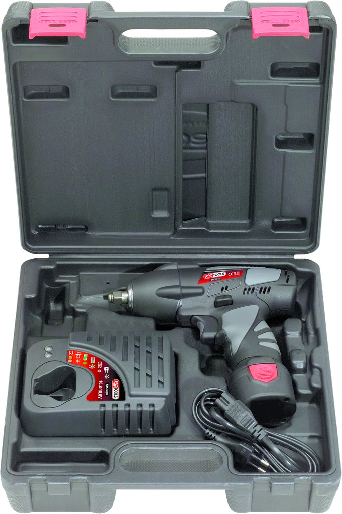 KS Tools 515.3516 3/8" akumulatorowa wkrętarka udarowa121 Nm,wraz z dodatkowym akumulatorem