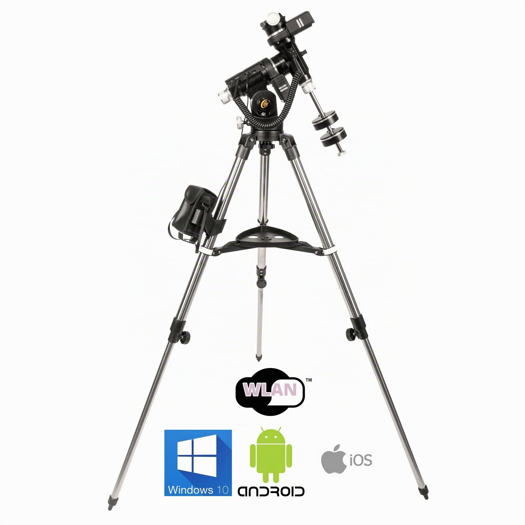 Explore Scientific iEXOS-100 PMC-Eight Wifi Goto Montierung für Teleskope bis zu 7 KG mit Steuerung per Tablet oder Computer