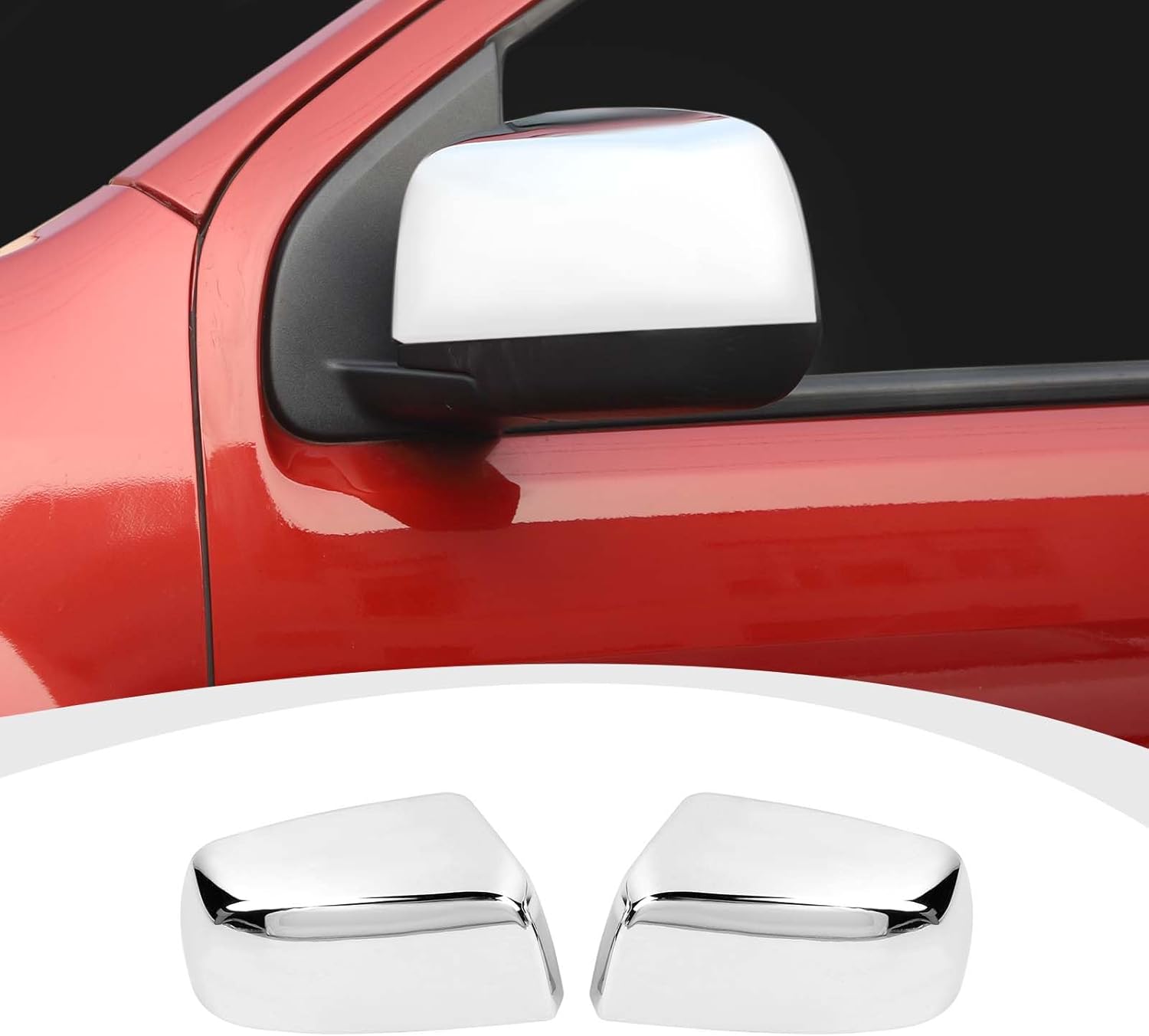 Rearview Mirror Cover Rear View Side Mirror Shell Trim Compatible with 2014-2022 Chevy Colorado & GMC-Canyon Exterior Accessories, Black