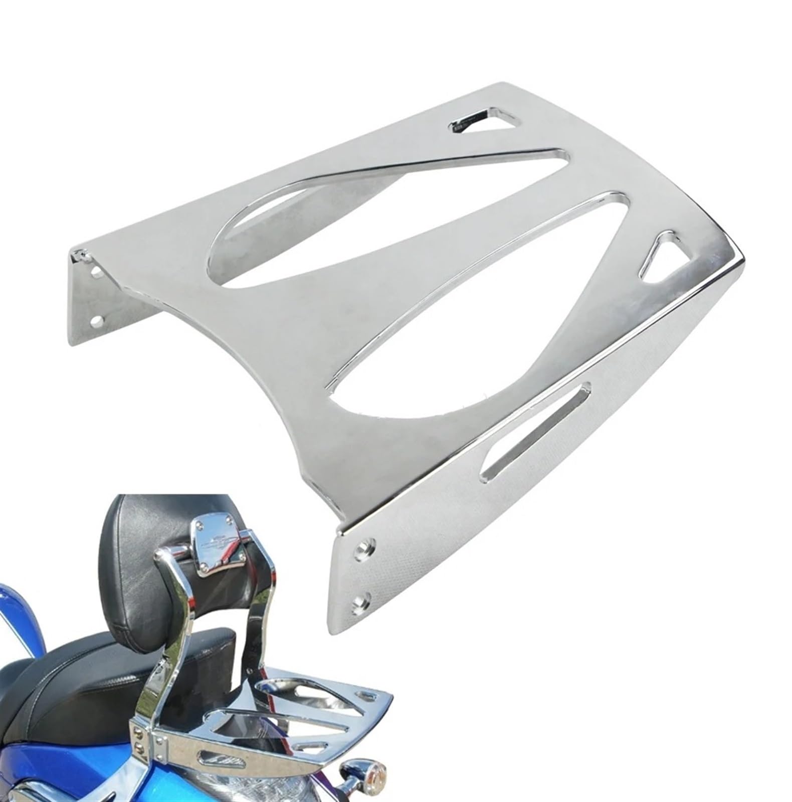 Per Suzuki Per Boulevard Per M109R 2006-2016 Portapacchi Posteriore In Acciaio Cromato Per Moto Ripiano Portapacchi Staccabile Motociclo Portapacchi Posteriore