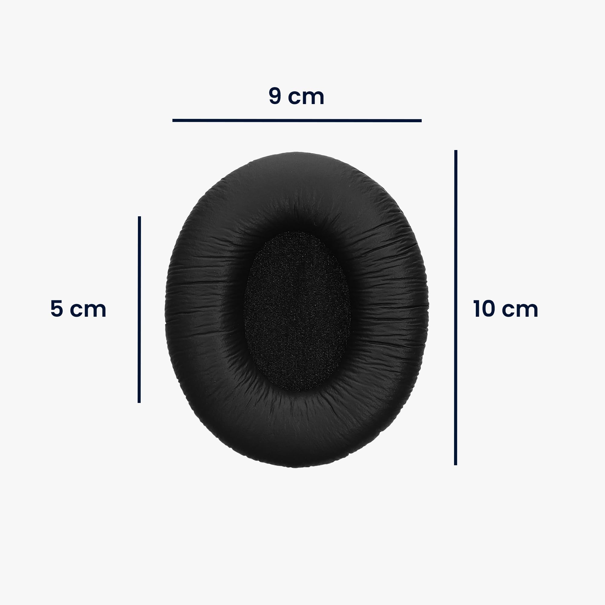 kwmobile 2x Headphone EarpPads for Turtle Beach Recon 50 / Recon 50P / Recon Spark Replacement Ear Pads - Headphone Ear Covers - Black - Image 4