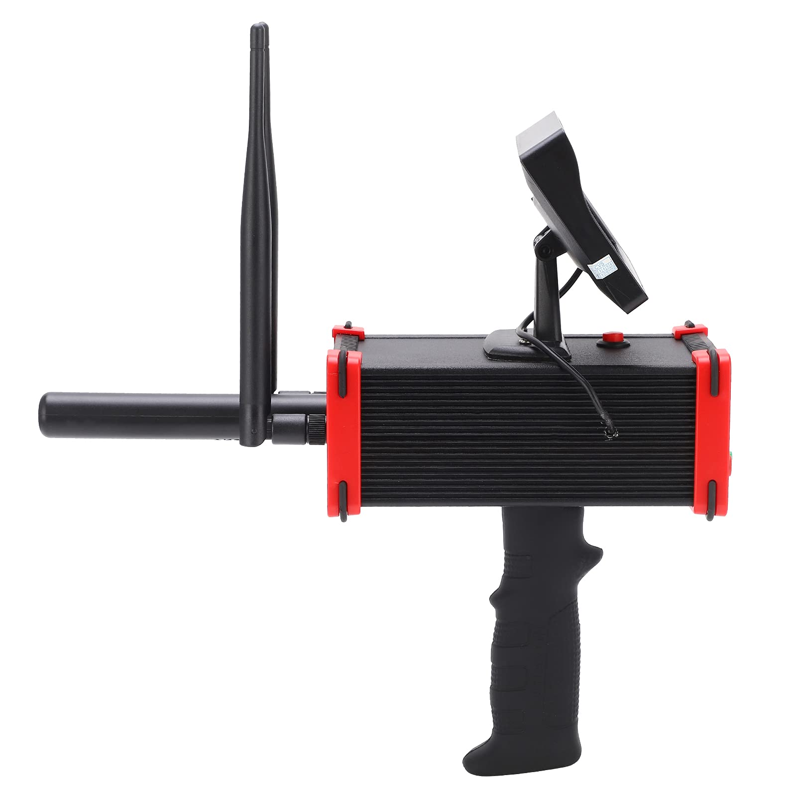 AKS Metal Detector,Portata 100 M profondità 16 M A Lungo Raggio Portatile Professionale Ad Alta Sensibilità Ricaricabile Rilevatore di Tesori in Metallo Sotterraneo Scanner Dorato Diamante con(EU)
