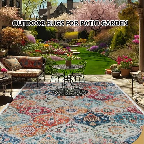 Alfombra de jardín impermeable con base antideslizante para evitar caídas 4