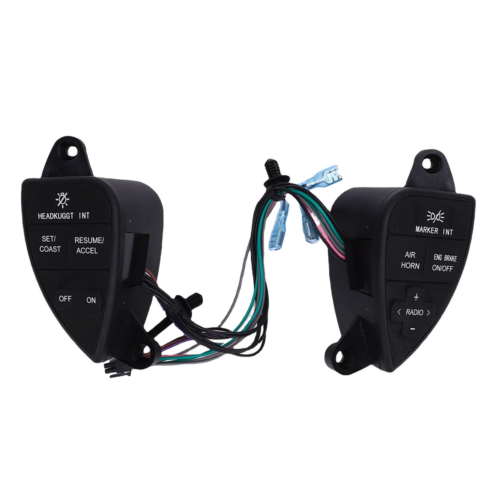 Aramox Interruptor de Control del Volante ABS Interruptor de Crucero de Repuesto 9015101 2611199C91 para International ProStar 2007 2016 Ajuste Directo para Conductores de Camiones
