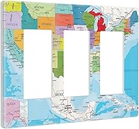 Vista 57 de Cubierta de interruptor de luz rosa brillante con purpurina de 1 banda, sin dispositivo, placa de pared en blanco decorativa para adolescentes