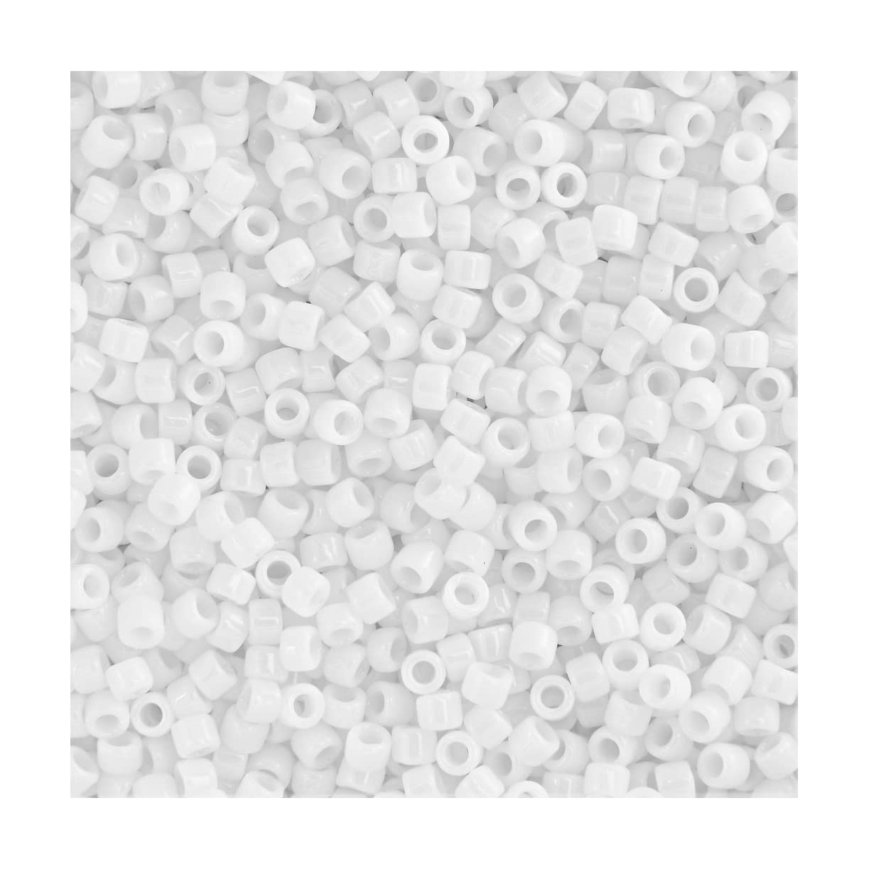 10 g TOHO Round Seed Beads Rocailles, Size 11/0, Opaque Navy Blue (# 48), Japan, Glass — view 3