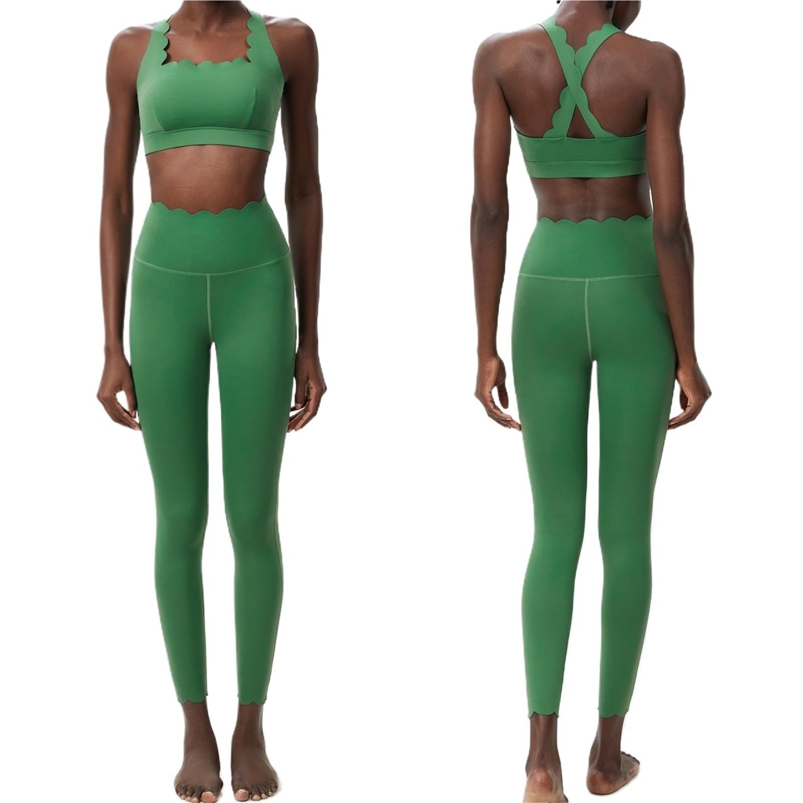 Conjunto Deportivo Mujer Traje de gimnasio dos piezas, conjunto Yoga y Fitness, ropa deportiva for correr, ajustada, súper elástica, transpirable