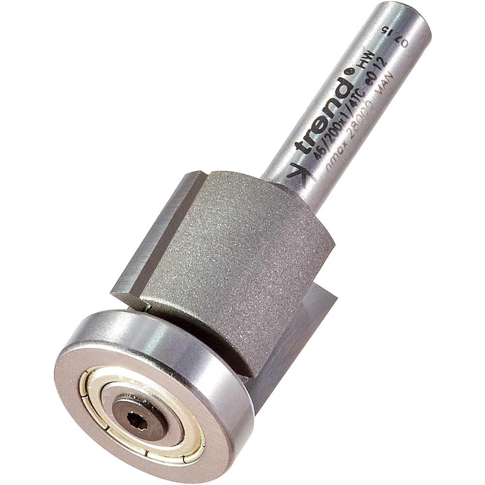 Trend 46/200X1/4Tc Low Profile Trimmer 19.1 Mm Diameter 16Mm Length, Silver