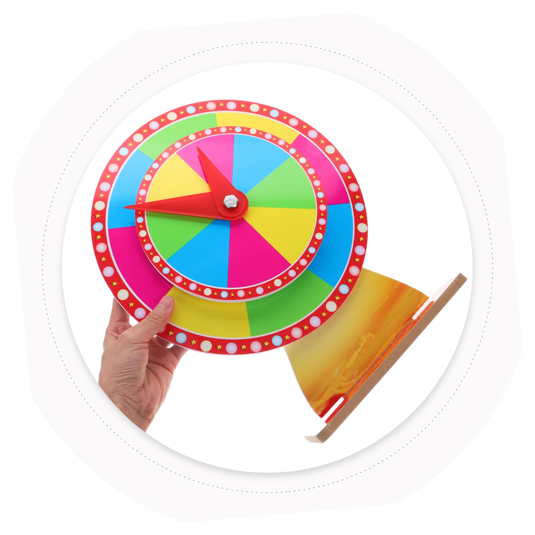 Vaguelly Ruota Girevole per Premi Ruota della Lotteria Personalizzabile Accessorio per Giochi da Tavolo per Eventi Festivi