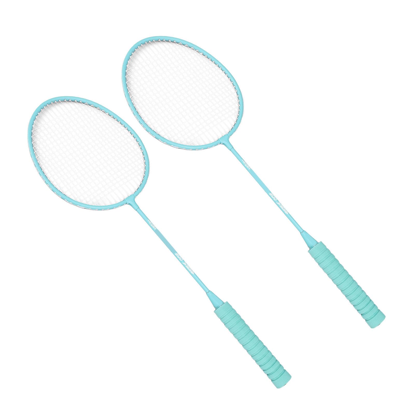 Tbest Rallenta da Badminton Set, Set di Badminton in Lega di Ferro da 2 Giocatore con 1 Shuttlecock da Carry 3 per L'allenamento