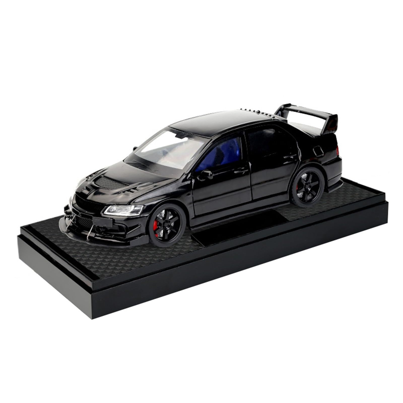 UIFCOG Die Cast Collectible Car Model 1:32 For Mitsubishi For EVO Alloy Metal Diecast Car Model Display Ornaments(Black)