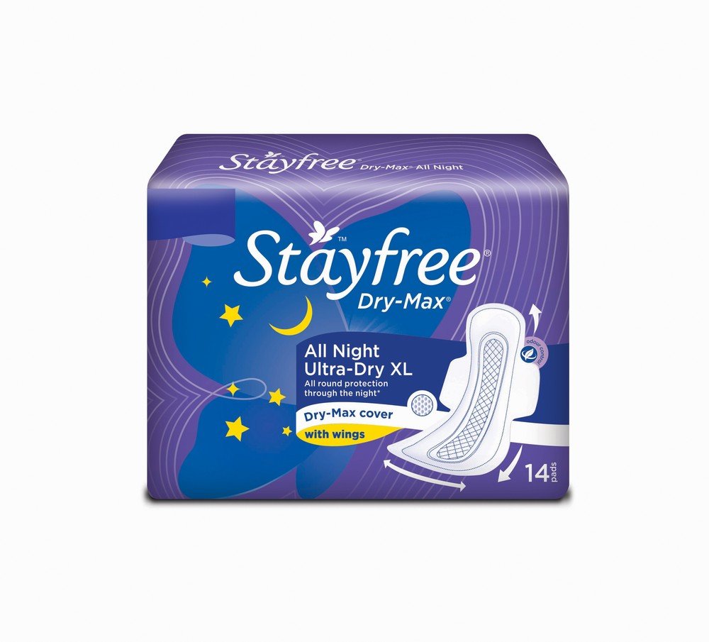 Dry Max All Night Sanitary napkins (14 Count)