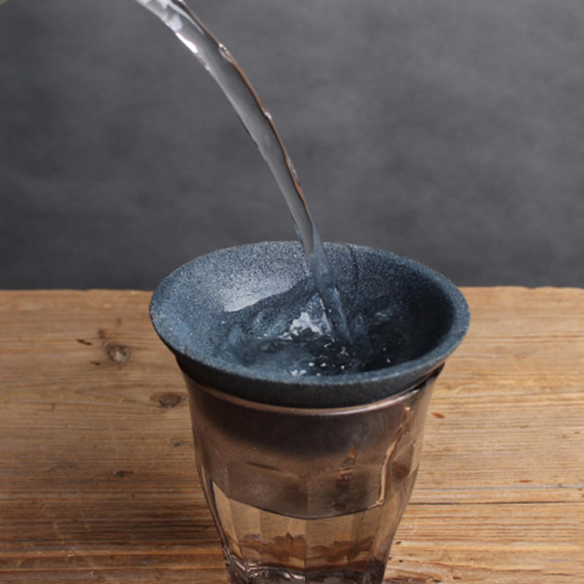Taza de Filtro de Café de Cerámica, Filtro de Té No Poroso Acabado Fino y Forma Única para Hogar y Restaurante