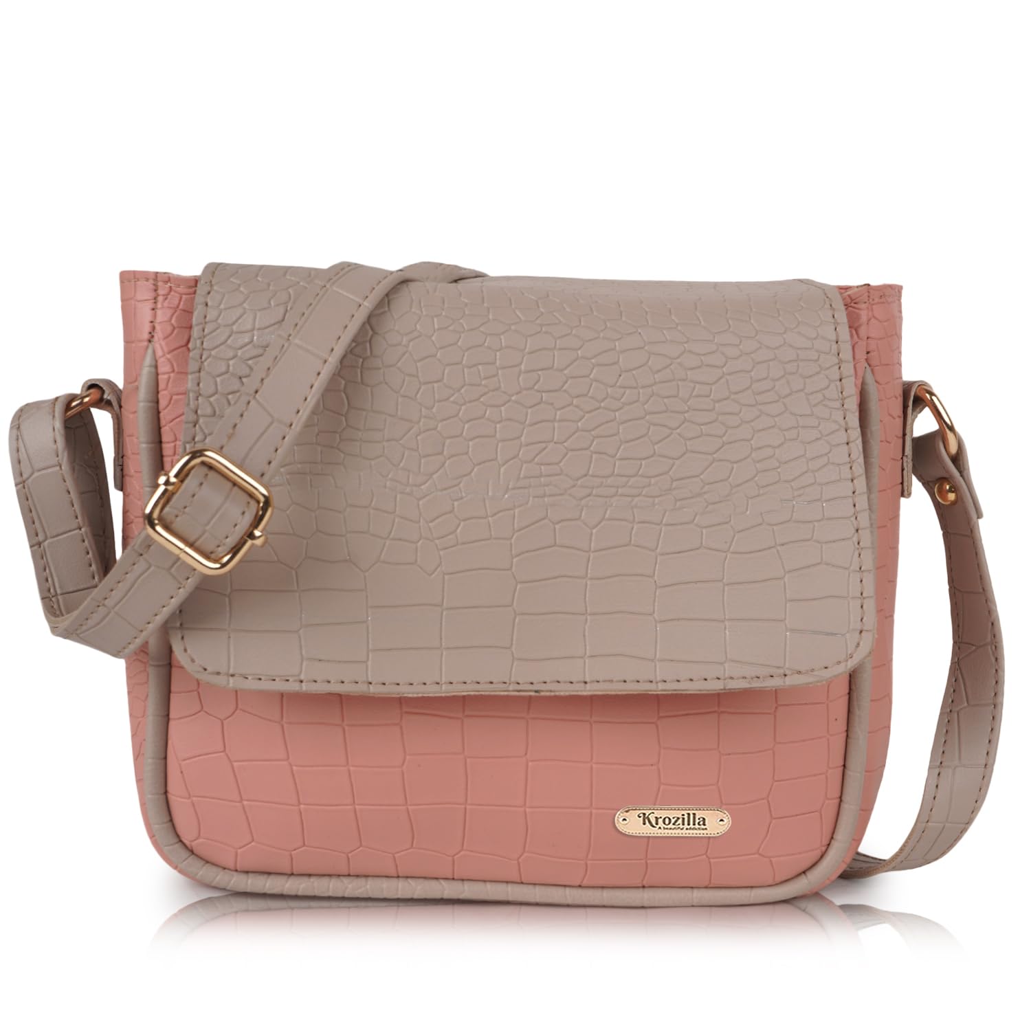 Womens Stylish and Fashionable Official Sling Bags | Sider Bags | PU Leather Bags |_Pink (B0CY2D45YT) Amazon Price History, Amazon Price Tracker