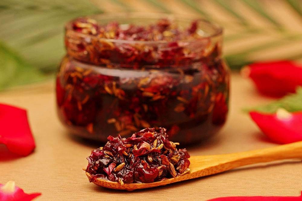 N*A Preservative jam fresh fruits| Natural Gulkand/Rose Petal Jam 800GM