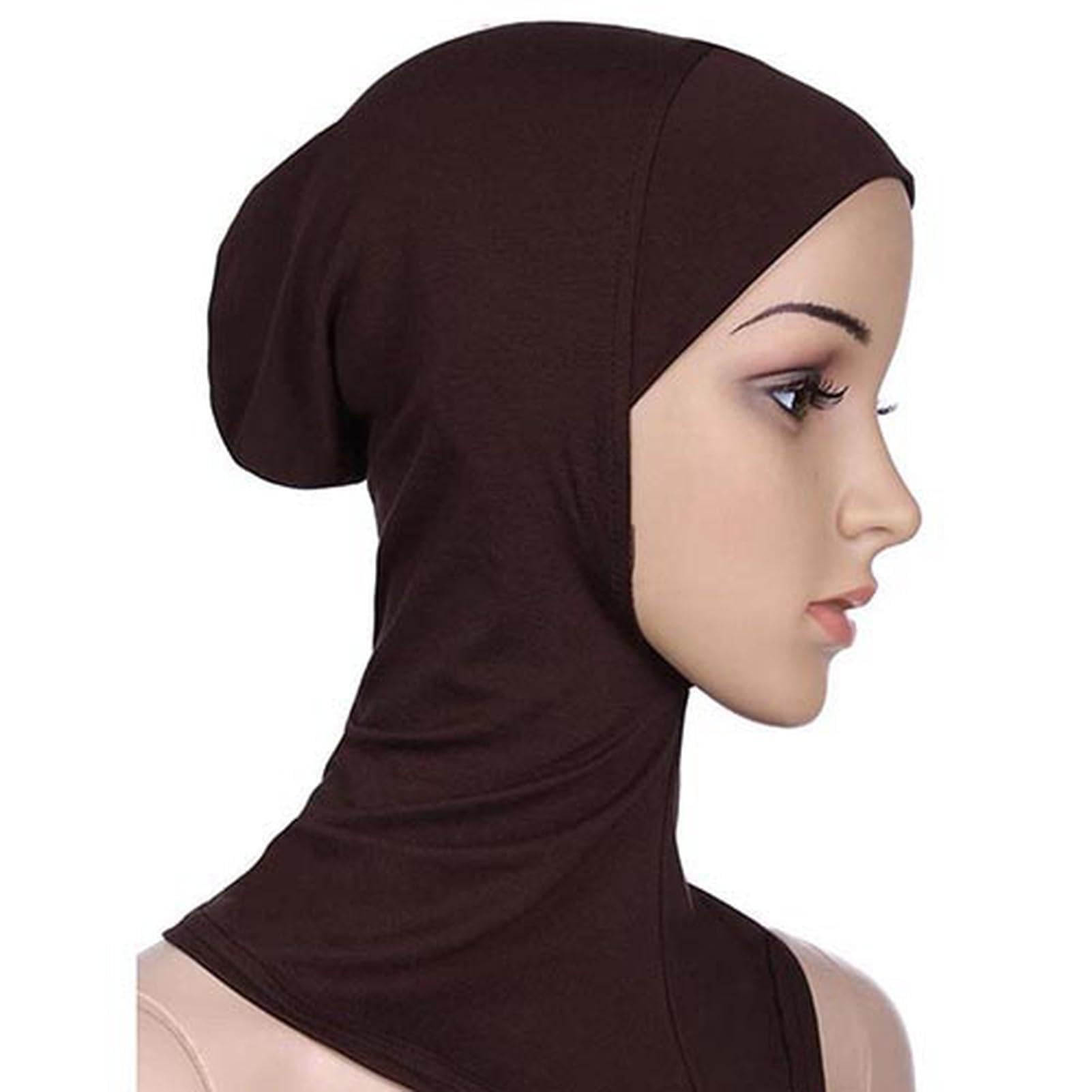 matumou Soft Color Women Full Cover Scarf Underscarf Neck Head Bonnet Hat