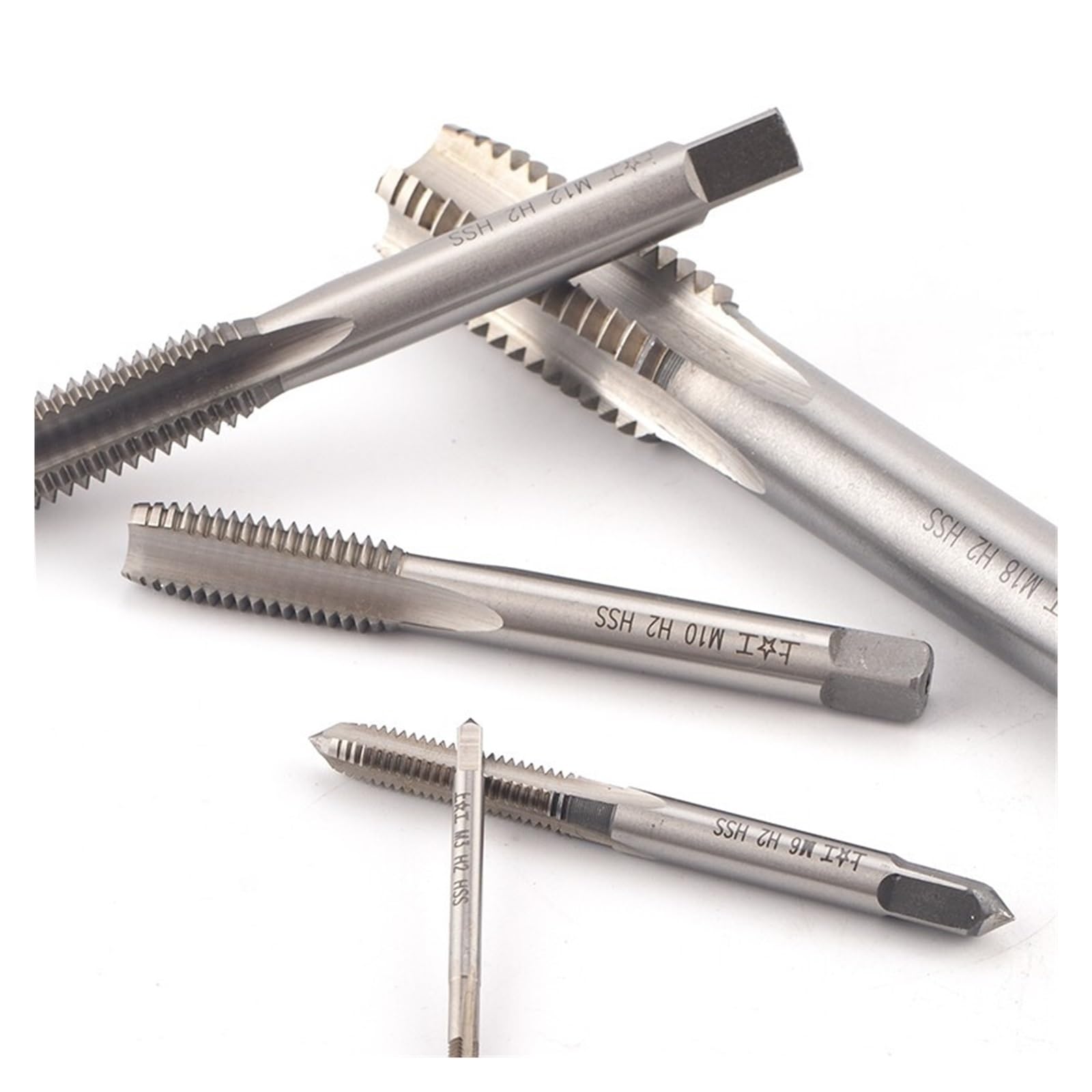 Matriz de machos, matriz de roscar, Machos de roscar 1/2-12 13 14 16 18 20 24 27 28 32 36 40 UNF UNS UNC UN UNEF Macho a derechas TPI Herramientas roscado Mecanizado moldes(12 Uns,2Pcs)