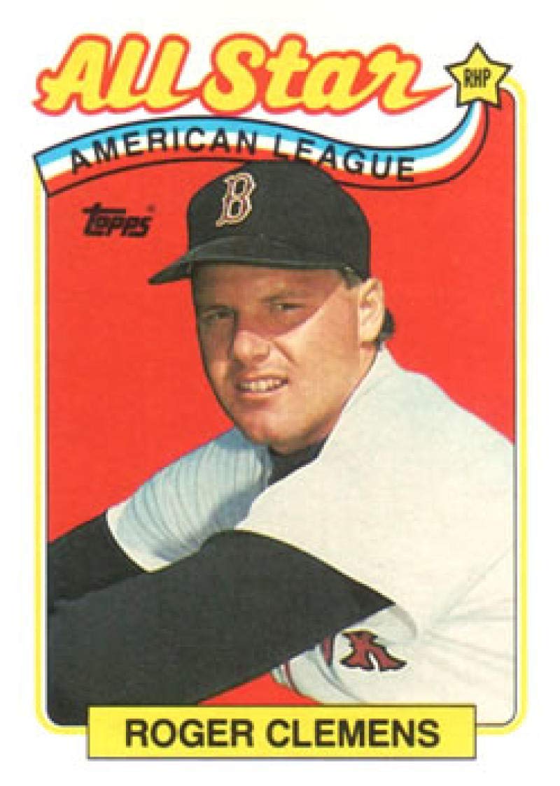 Amazon.com: 1989 Topps Baseball #405 Roger Clemens Boston Red Sox