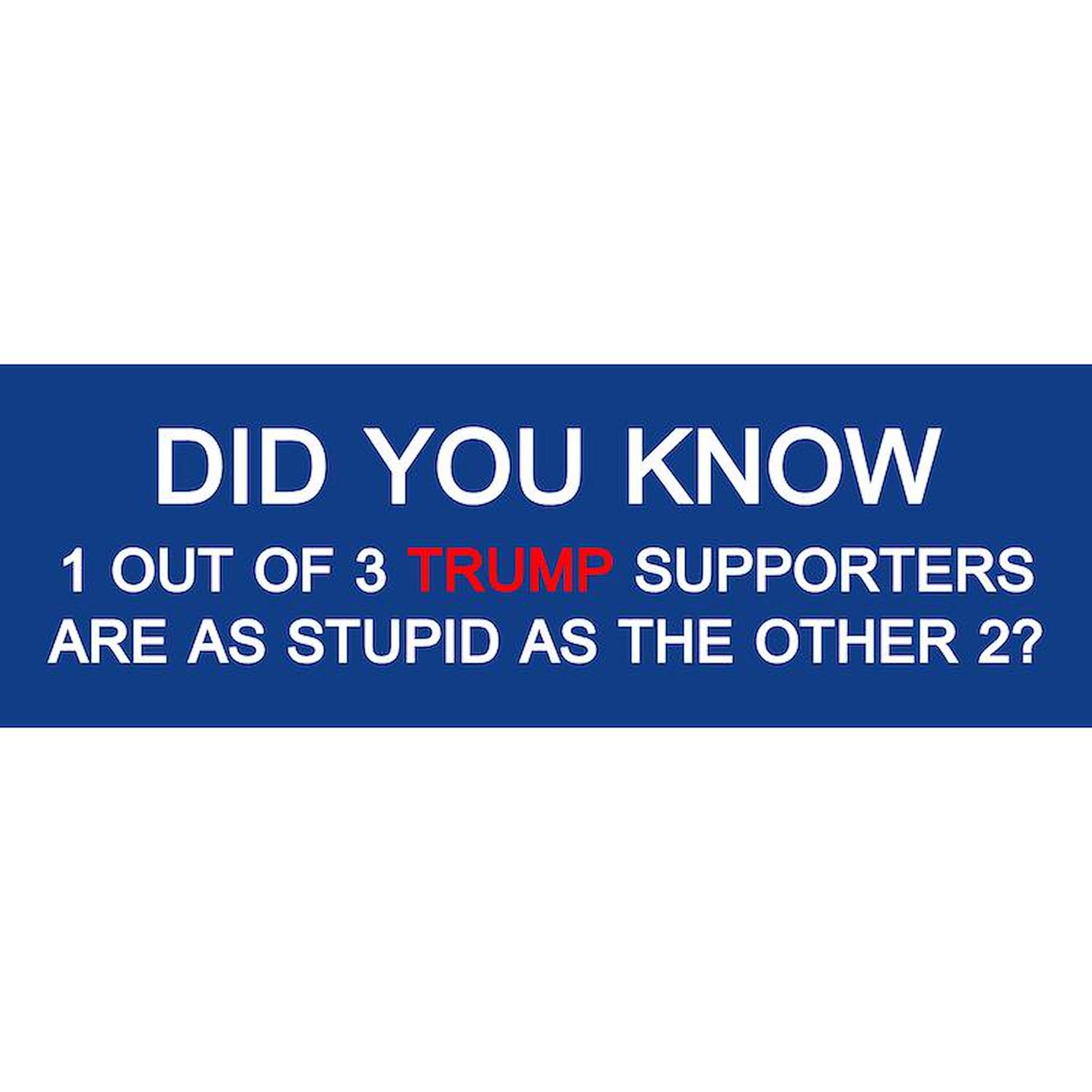 CafePress Trump Supporters Car Magnet 10 X 3 Car Magnet 10