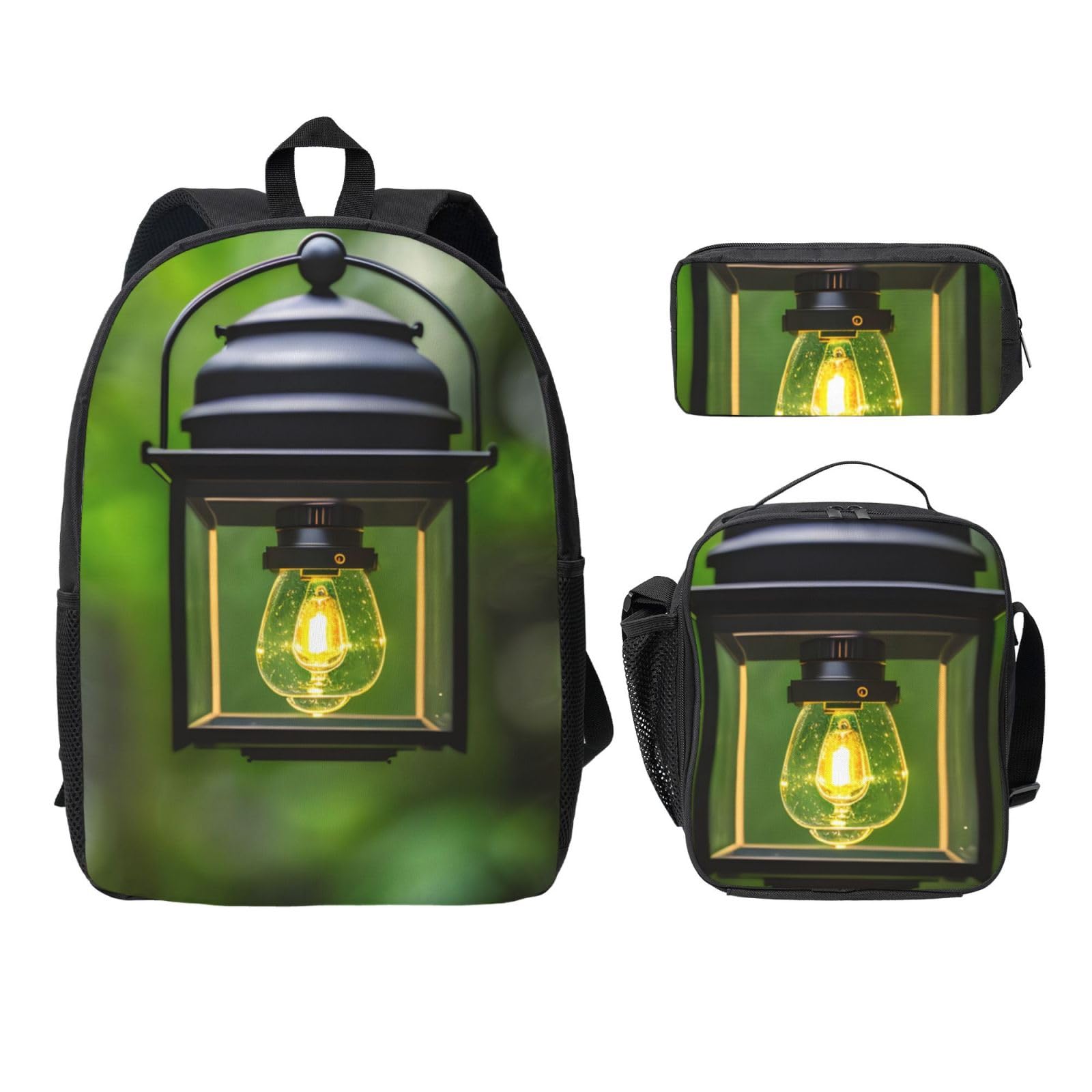 Firefly e Lanterna, zaino con portapranzo, leggero, per campeggio, escursioni