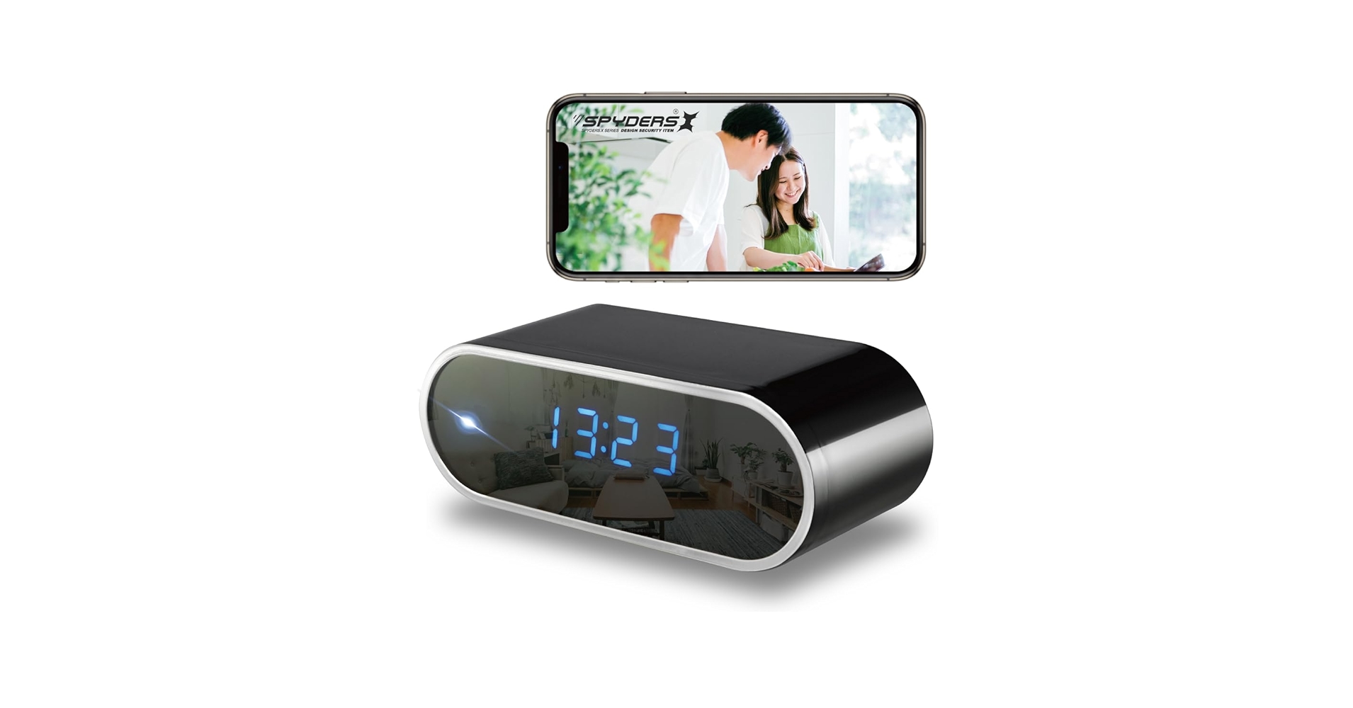 Amazon.co.jp: スパイダーズエックス(SPYDERSX) 1080P 置時計型