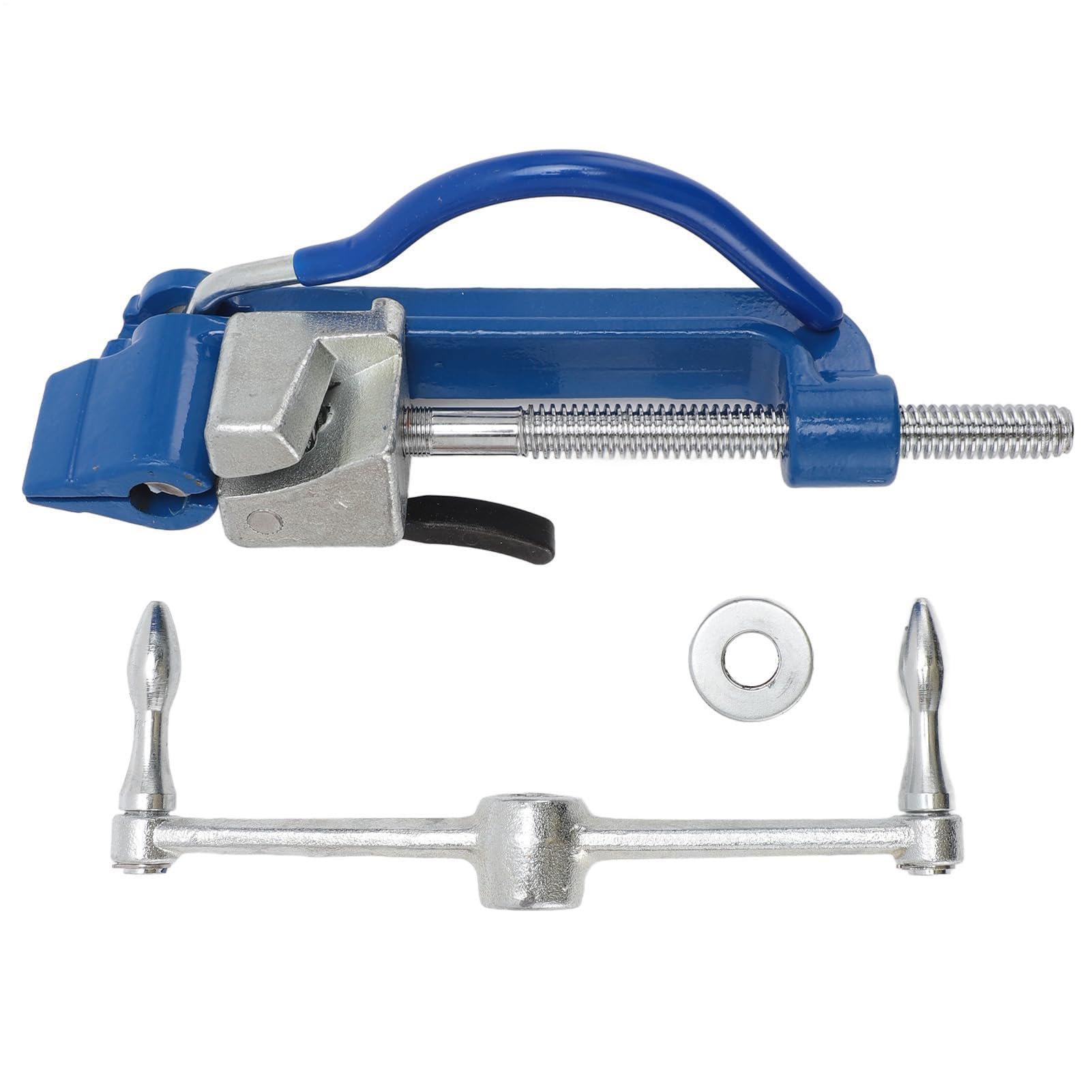 Stainless Steel Strapping Kit - Metal Banding Tensioner Cutter Tool | Heavy Duty Hardware For Cutting 1.2mm Strips. Simultaneously Fixes And Organises Cables Or Wires Delivering Reliable Setup.
