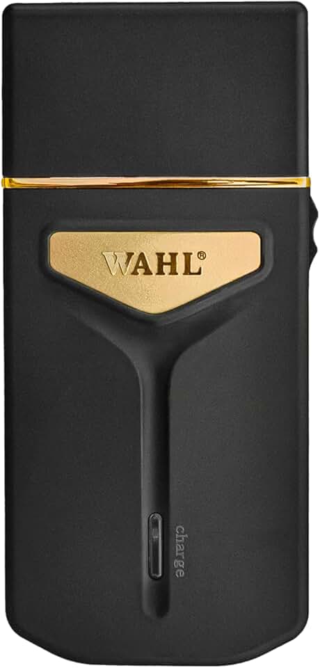 Wahl Barbeador Travel Shaver Bivolt Aparador de Barba Portátil e Compacto para Viagens, sem fio, Usb Bivolt