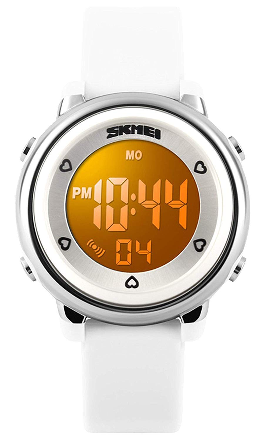Kids LED Digital Unusual Electrical Luminescent Silicone Outdoor Sport Waterproof Alarm Children Dress Wrist Watch with Stopwatch for Boys Girls