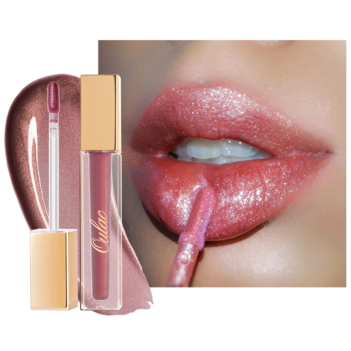 Nur Für Dich Hab Ich Den Lippenstift Gekauft Oulac Lipgloss Glänzend - Flüssiger Lippenstift 3D Glanz Finish