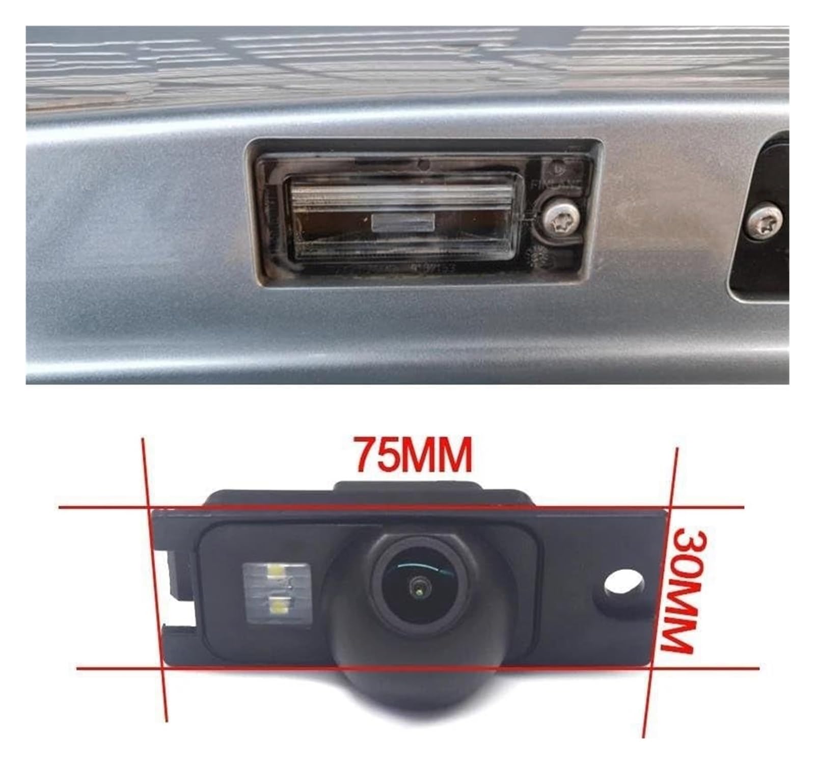 Auto Vista Posteriore Telecamera Per Volvo S80 S60 S60L XC60 XC90 V70 XC70 1999-2009 Backup Di Parcheggio Retromarcia Con Telecamera Posteriore Per Auto Senza Fili(Camera with Wireless)