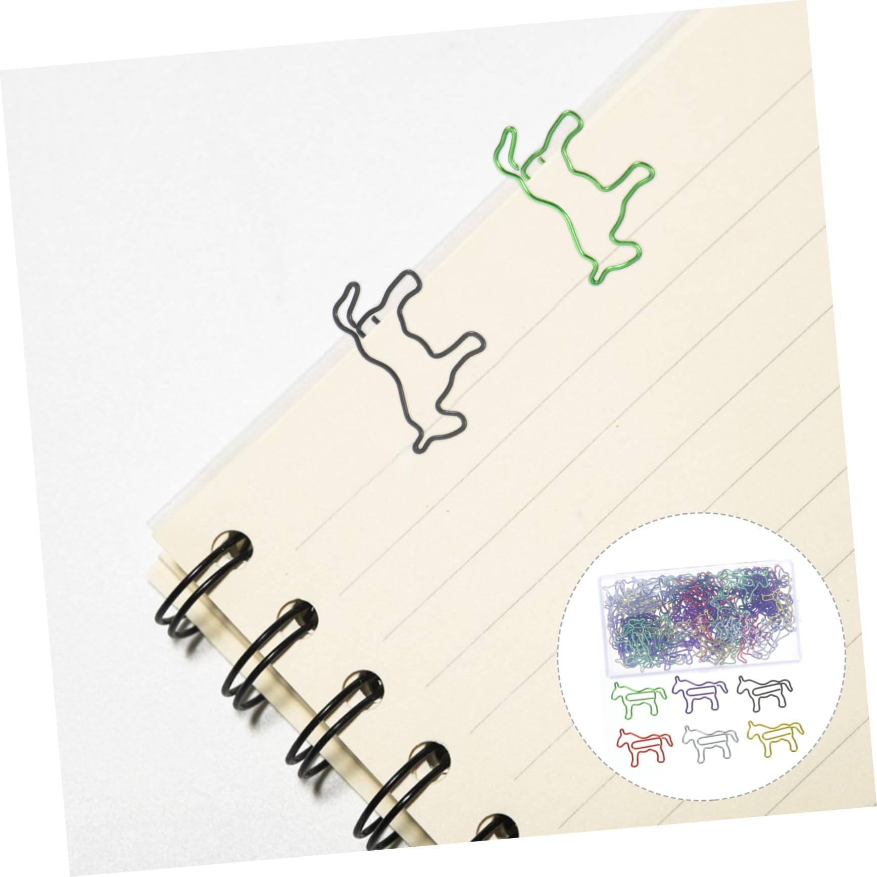 TEHAUX 400pezzi Graffette Decorative e Chic Per e Scuola Fermacarte Versatili Colori Per Documenti e Segnalibri