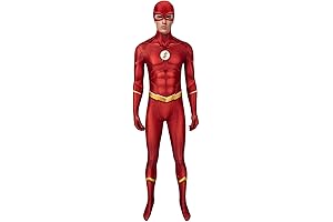 Men's Flash Adult Costume for Superhero Halloween Cosplay