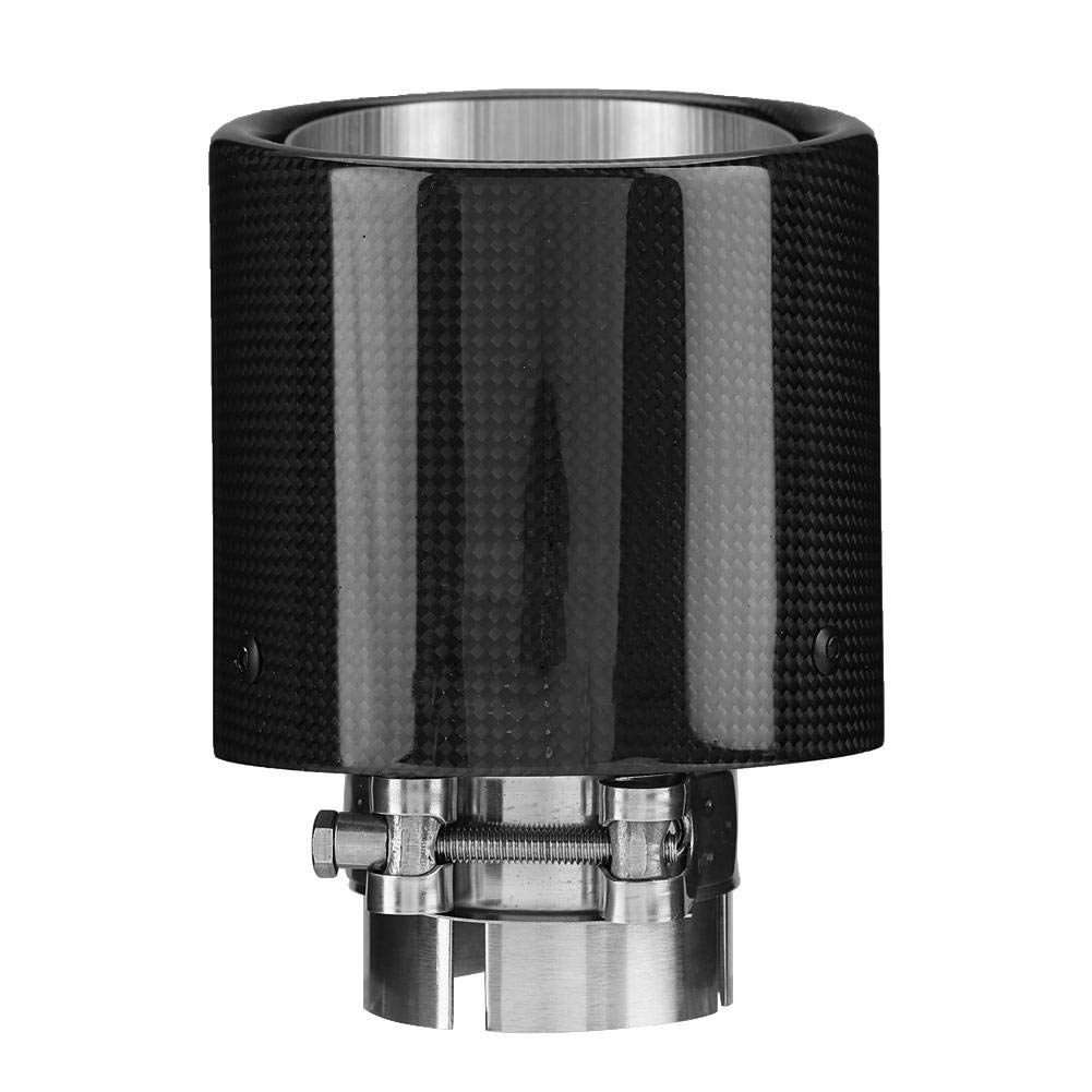 Nikou Auto-Auspuffrohr, Carbon-Auslass Auspuffrohr Schalldämpfer Tip Tail Throat 63-114mm
