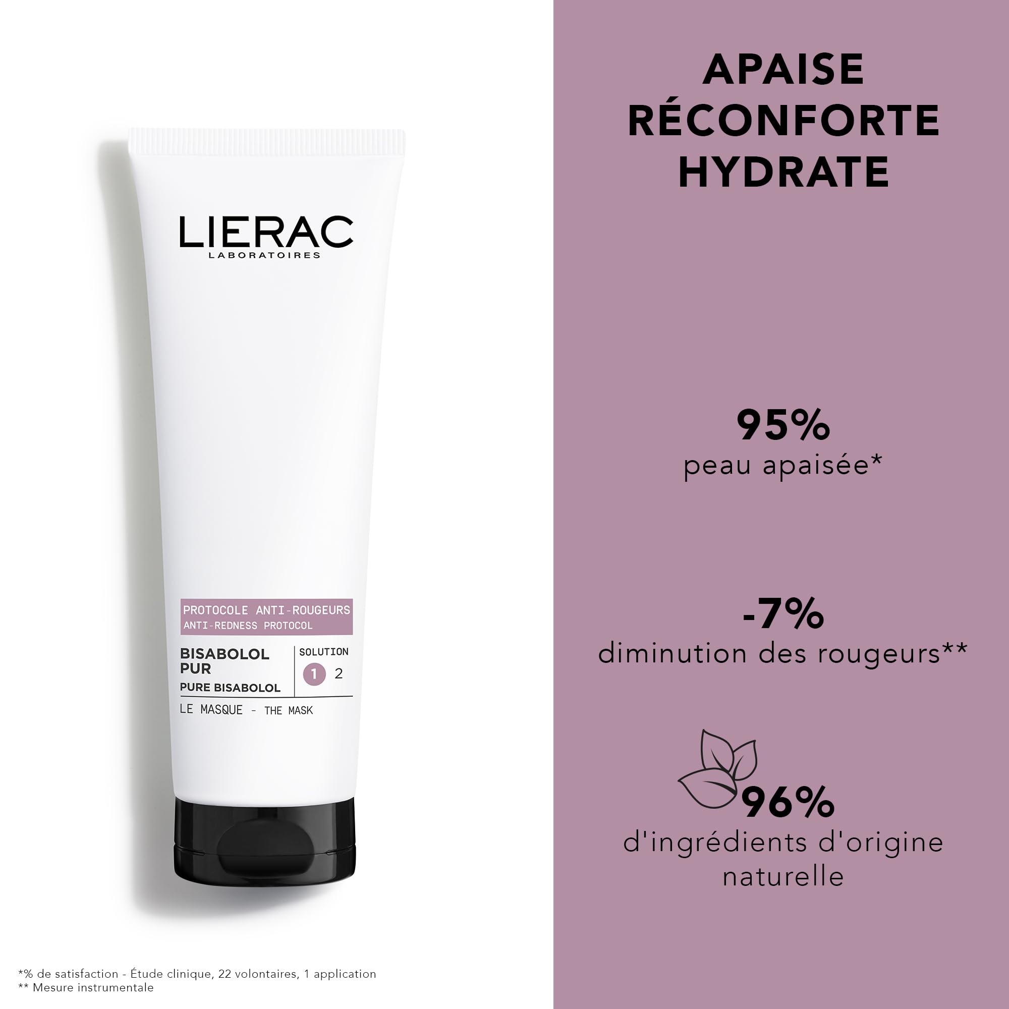 Image secondaire de Masque Visage Anti-Rougeurs Lierac - Apaise et Hydrate en 10 Minutes - 75 ml
