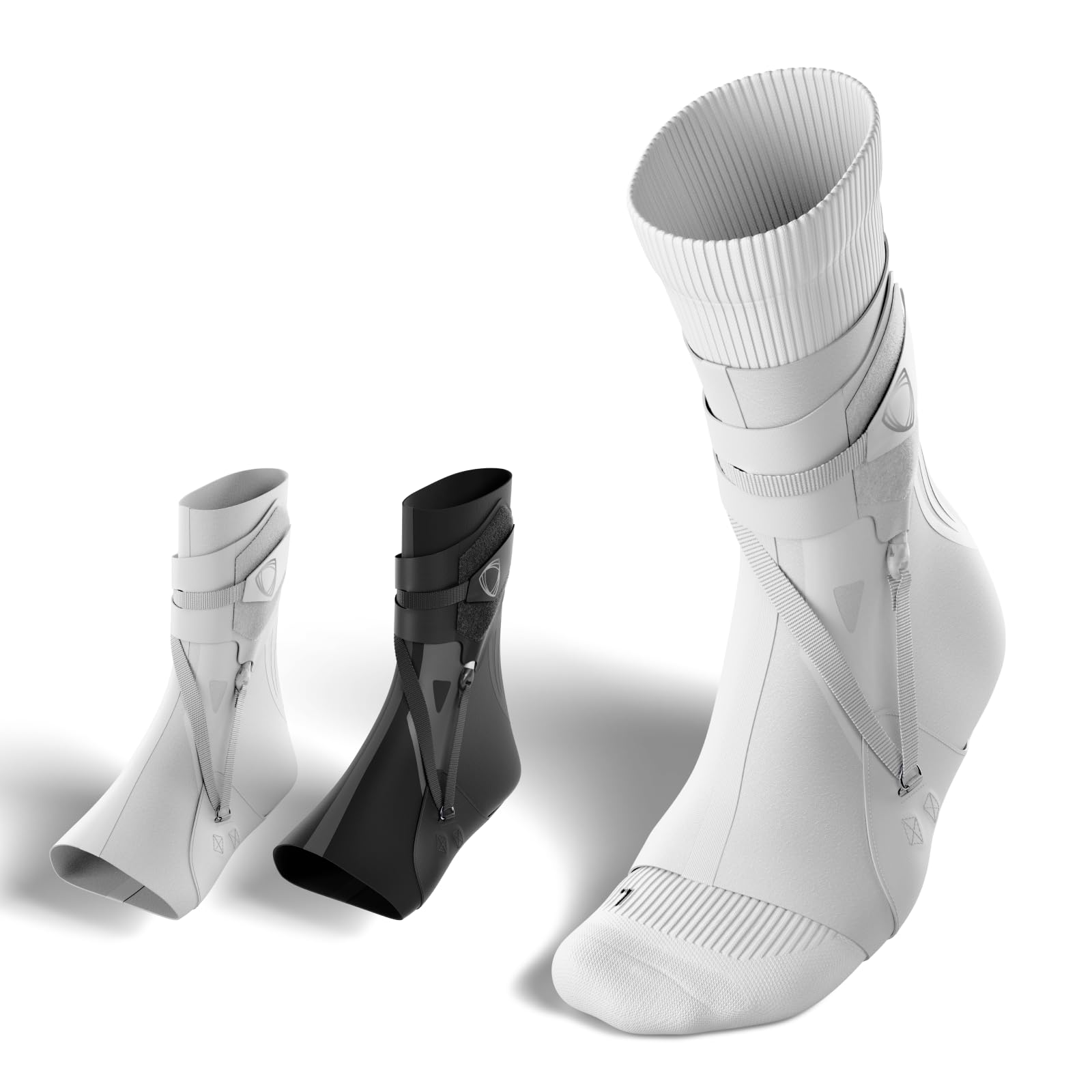 BETTERGUARDS 3.0 Ankle Brace, Ultra-Light Compression Support for Sprains & Injury Recovery, Double Sleeve Wrap for Men & Women, Ideal for Basketball,