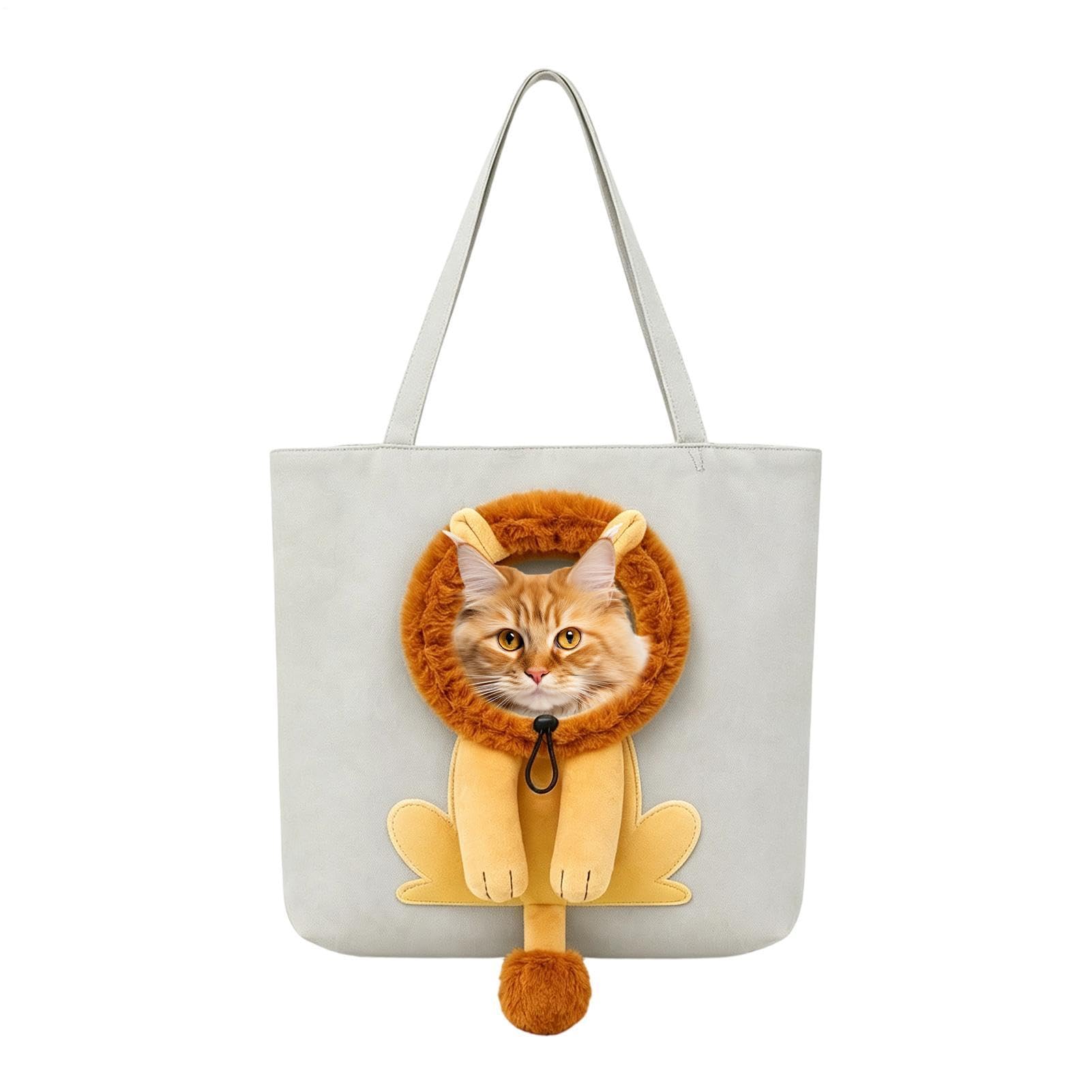 Cat Carrier with Head Hole Portable Breathable Carrying Purse with Head