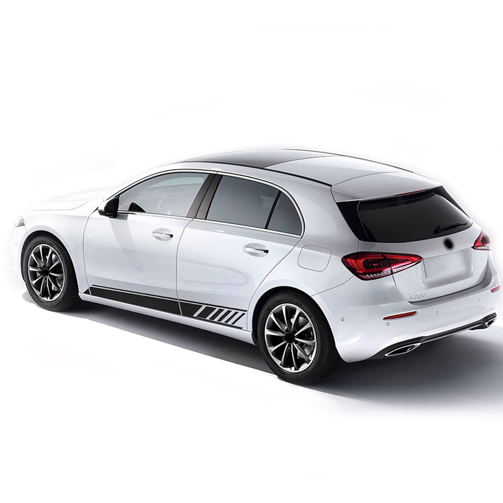 3枚 車フードデカール サイドストライプ スカートステッカー B=enz Eクラス W212 E63 AMG S212 A207 C Amazon | 2個サイドストライプスカートステッカーデカール、メルセデスベンツEクラス用W212 S212 A207 C207 E63 AMG  E200 E250 | ステッカー・デカール | 車＆バイク