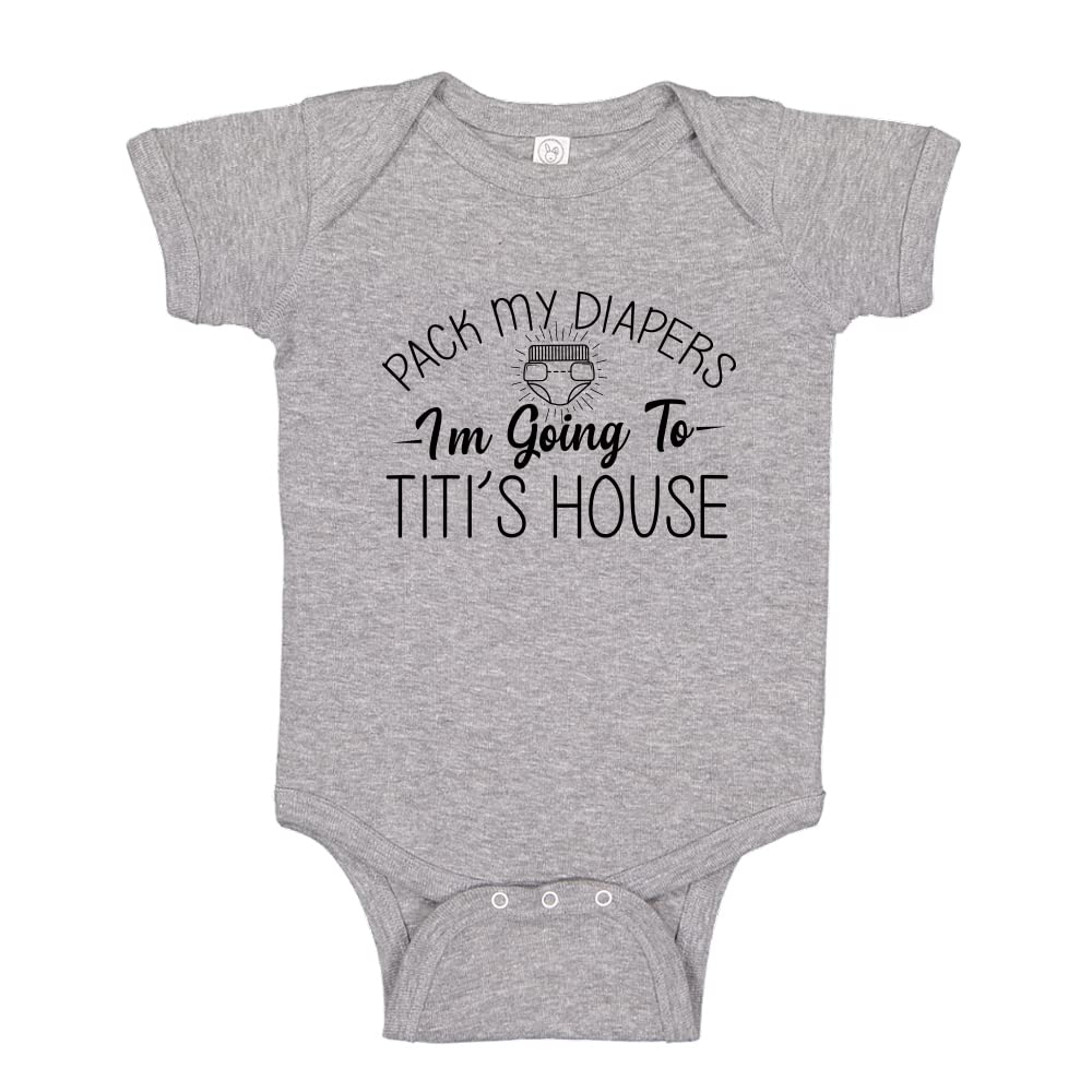 I'm Going to Titi's House Funny Titi Baby One Piece Bodysuit or Toddler T-Shirt
