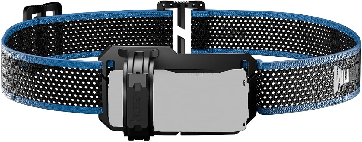 WUBEN E7 Adjustable Headlamp Bracket, Black Headlamp Strap, LED Headlamp Hand Strap for Rechargeable Headlamp Flashlight Outdoor Tools for Outdoor Activities Camping, Hiking, Fishing, Walking, etc.