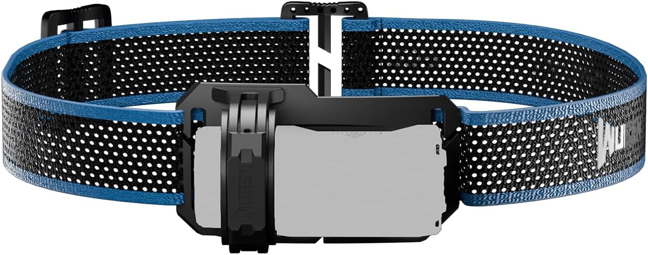 WUBEN E7 Adjustable Headlamp Bracket, Black Headlamp Strap, LED Headlamp Hand Strap for Rechargeable Headlamp Flashlight Outdoor Tools for Outdoor Activities Camping, Hiking, Fishing, Walking, etc