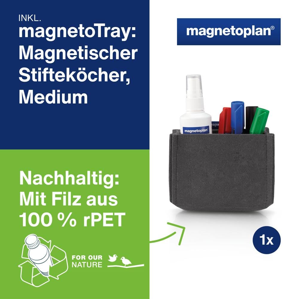 magnetoplan Whiteboard Essentials Kit, Grau