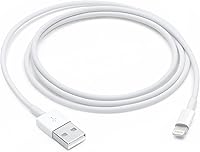 Apple Lightning to USB Cable 1m (3ft) - Official Charger & Sync Cord for iPhone, iPad, iPod