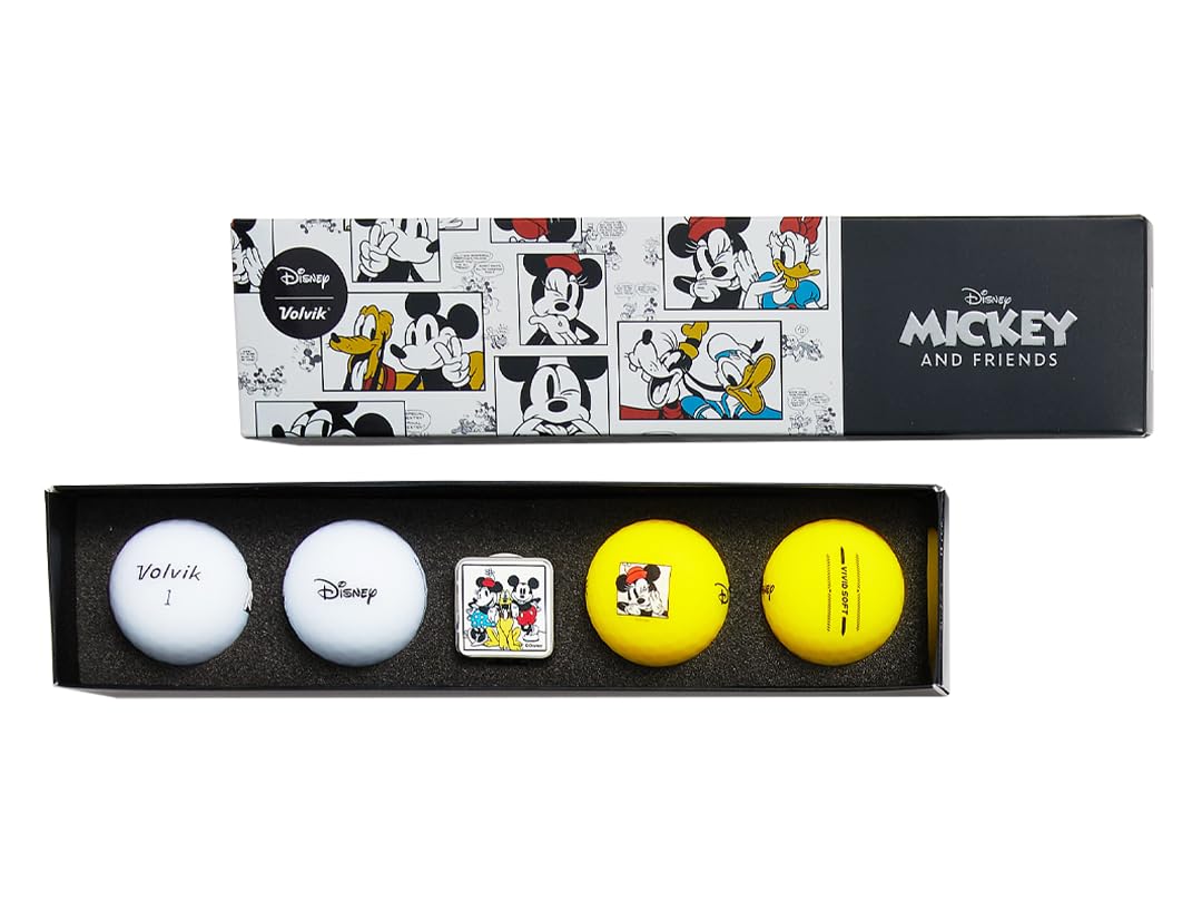 Volvik Vivid Soft Disney Golf Ball Gift Sets (4 Pack)